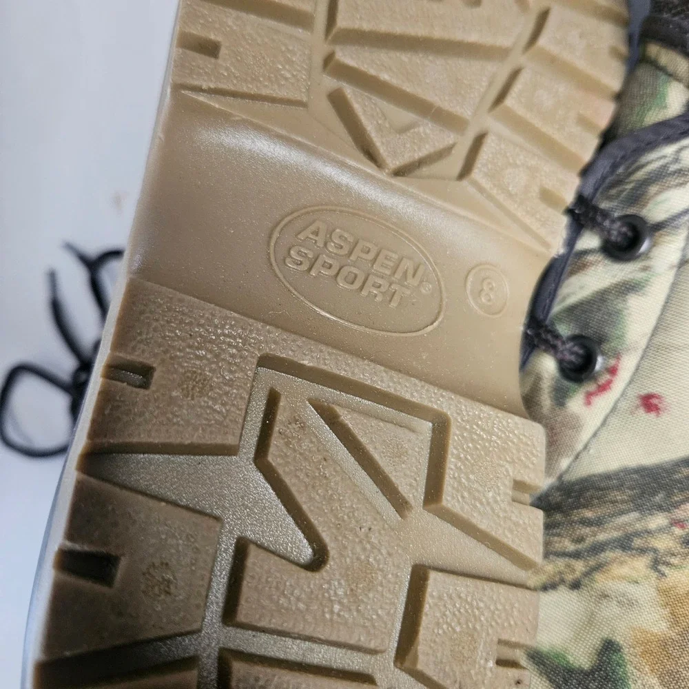 Aspen Sport Mens Duck Boots‎ Camo Thinsulate Insulated Hunting Rain Boots Size 8